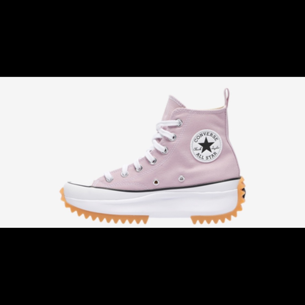 Converse Run Star Hike Hi 'Himalayan Salt' Pink Platform Sneakers 171668C NWT